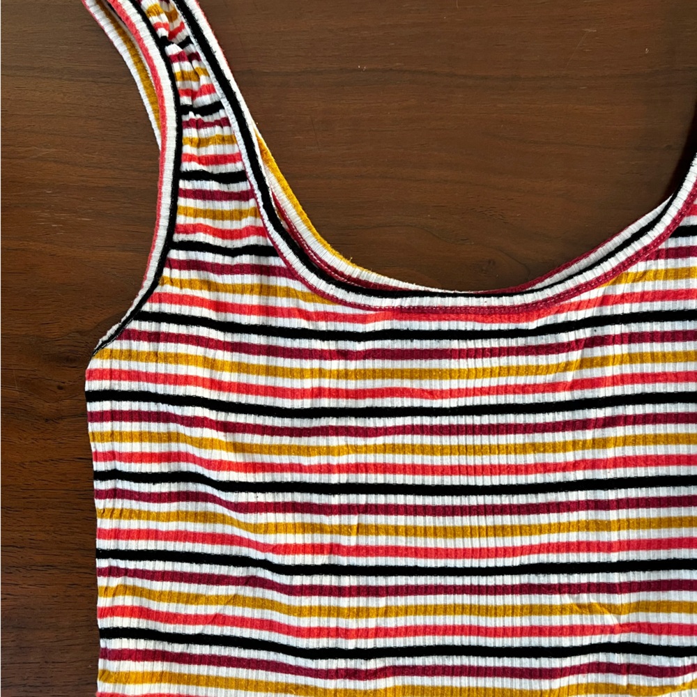 Express Colorful Striped Top - Picture 2 of 3